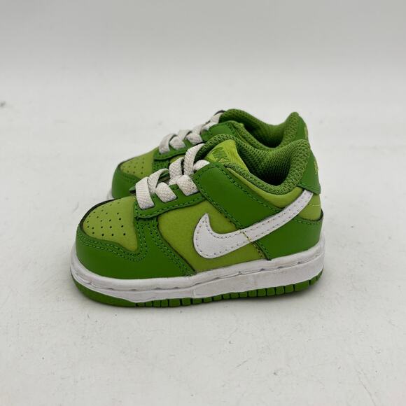 Nike Dunk Low Chlorophyll Shoes Sneakers Baby 2C 6 Months - Picture 1 of 12
